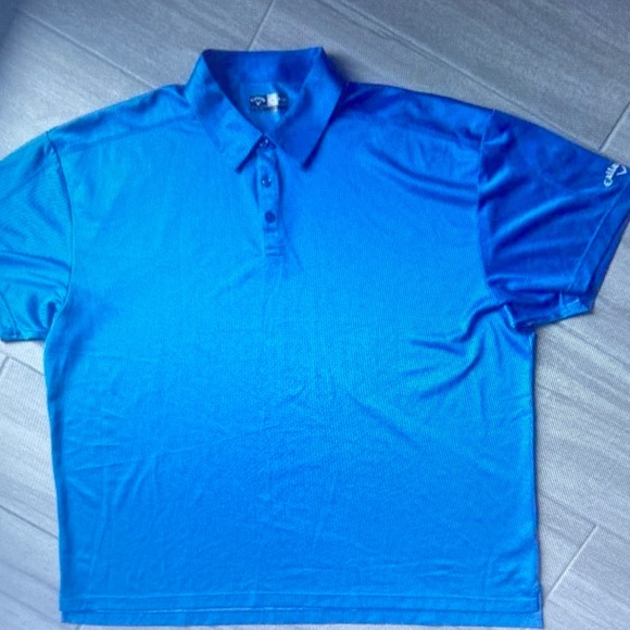 Callaway Blue Opti-Dry Golf Polo Shirt-Men’s 3XL - Picture 1 of 6
